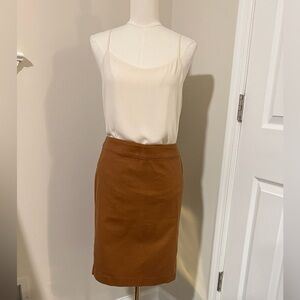 LOFT Women's Brown Pencil Skirt (skirt only)